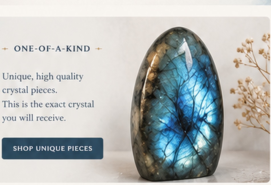 Decorative amethyst crystal feature