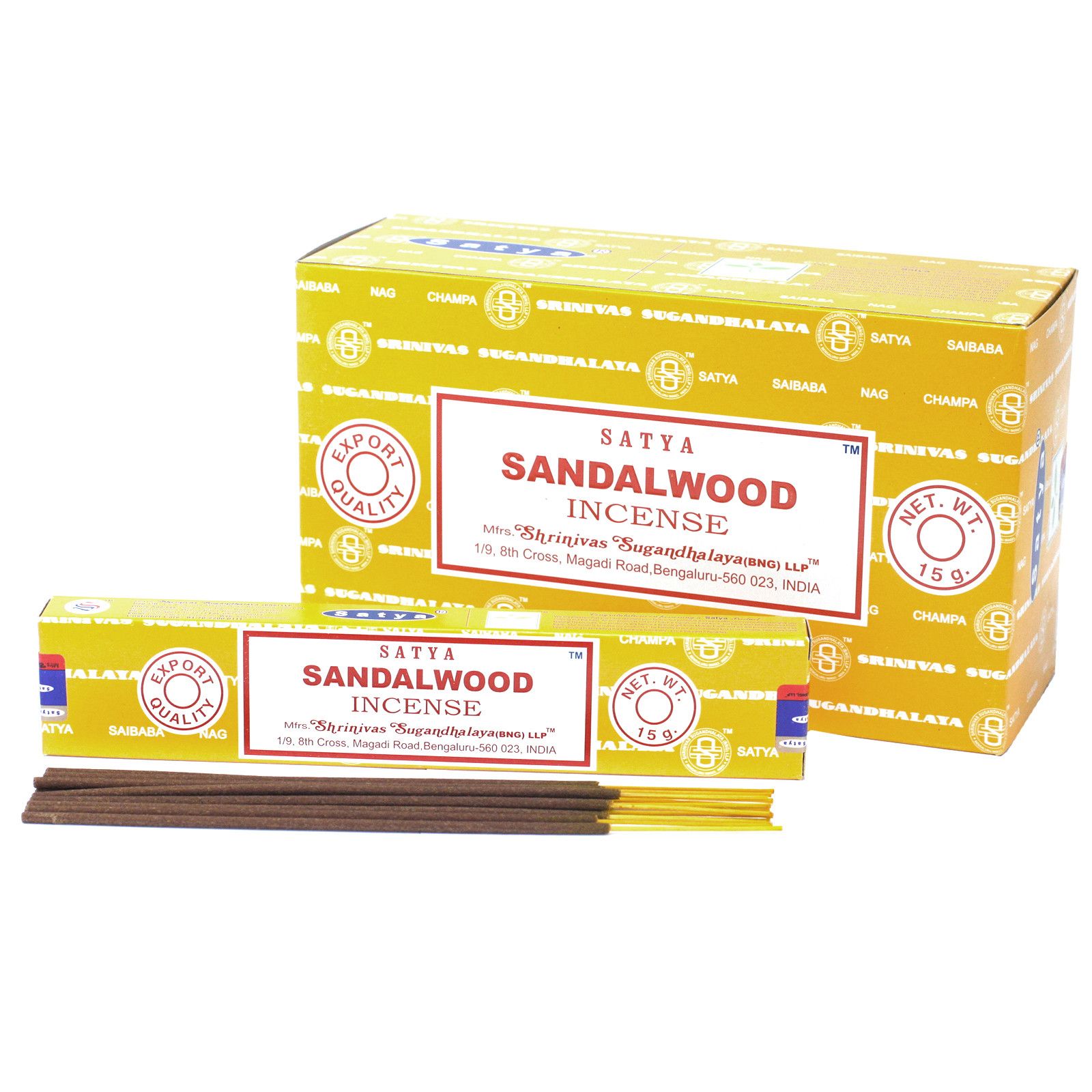 Satya Incense 15gm - Sandalwood - Image 2