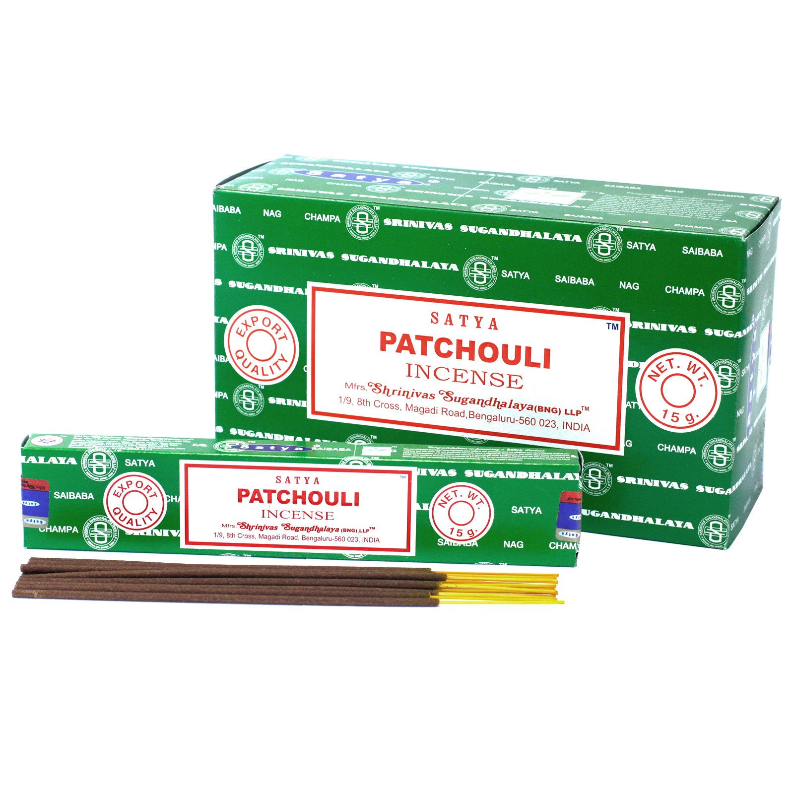 Satya Incense 15gm - Patchouli - Image 2