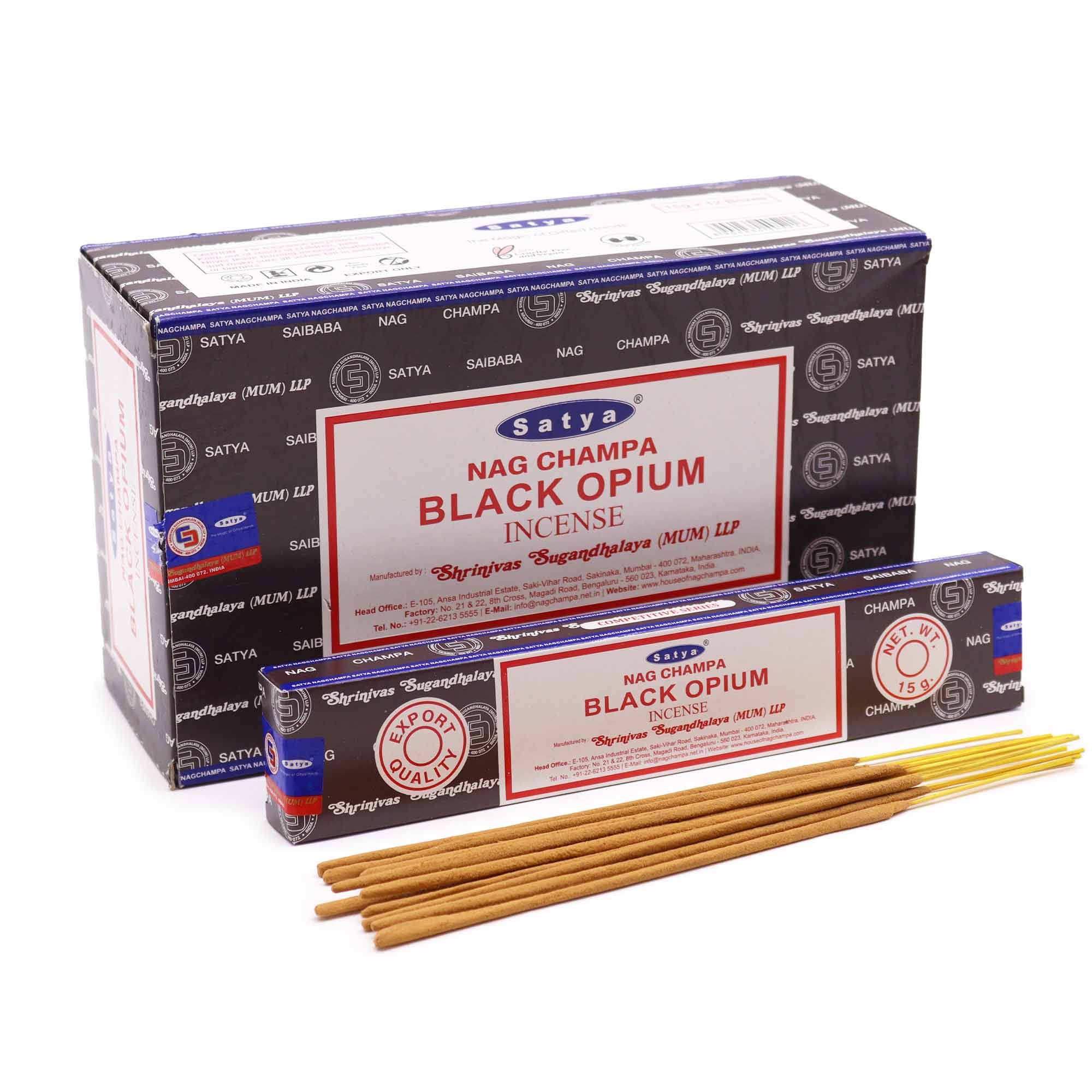 Satya Incense Sticks 15g - Black Opium - Image 3