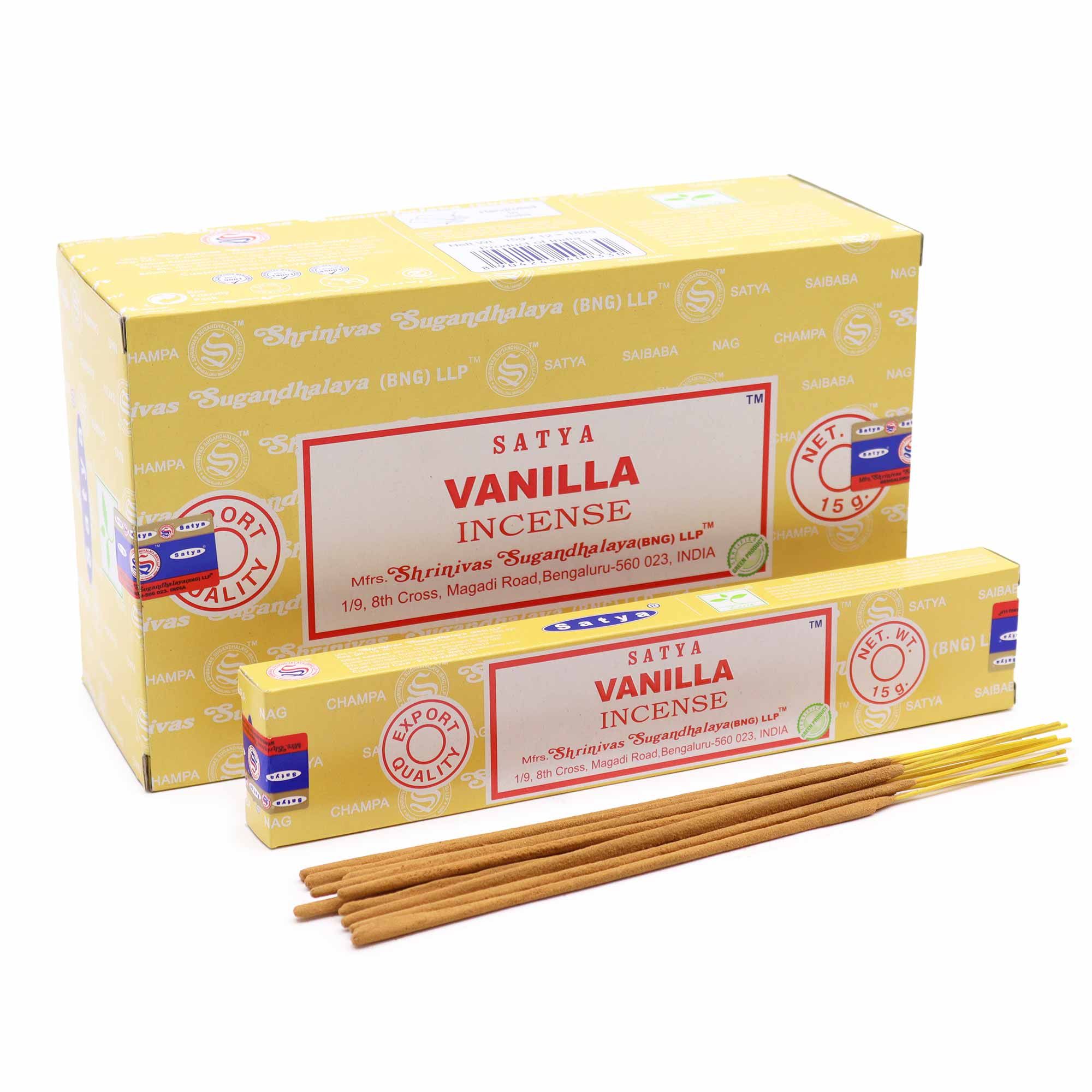 Satya Incense 15gm - Vanilla - Image 2