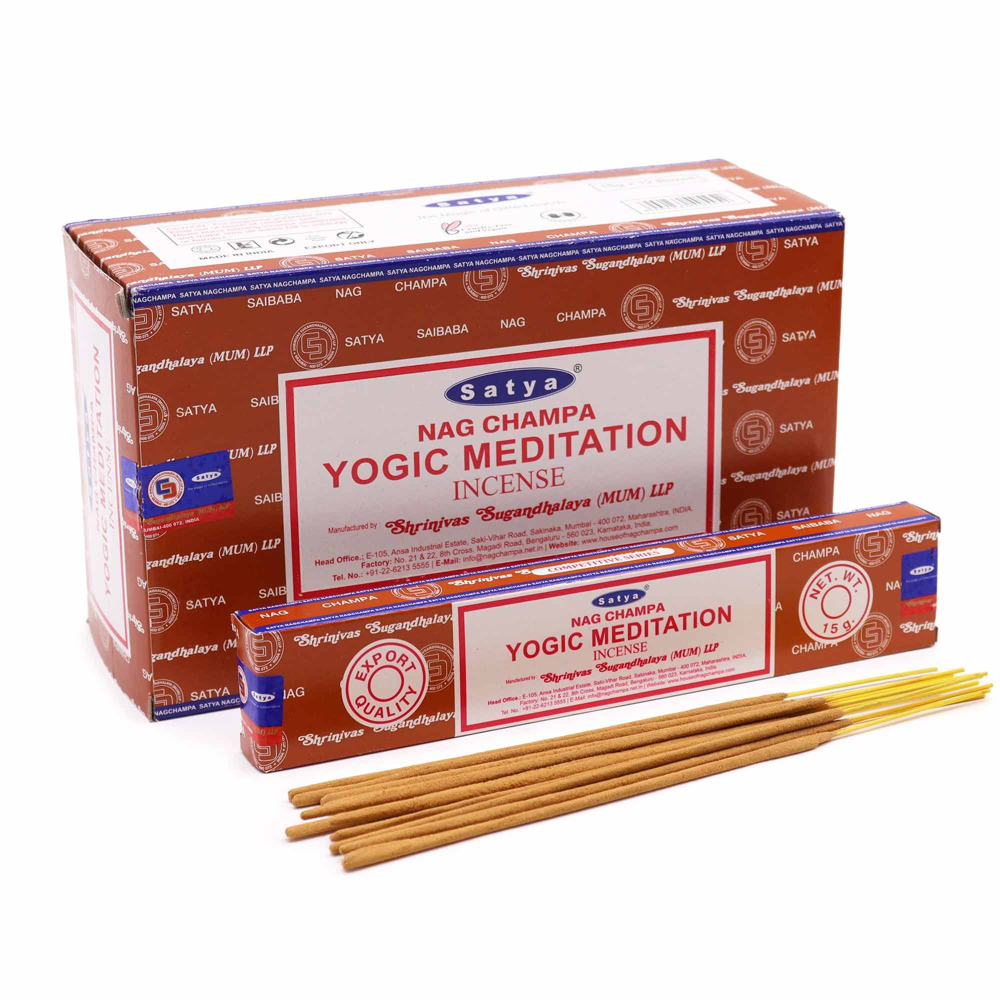 Satya Incense Sticks 15g - Yogic Meditation - Image 3