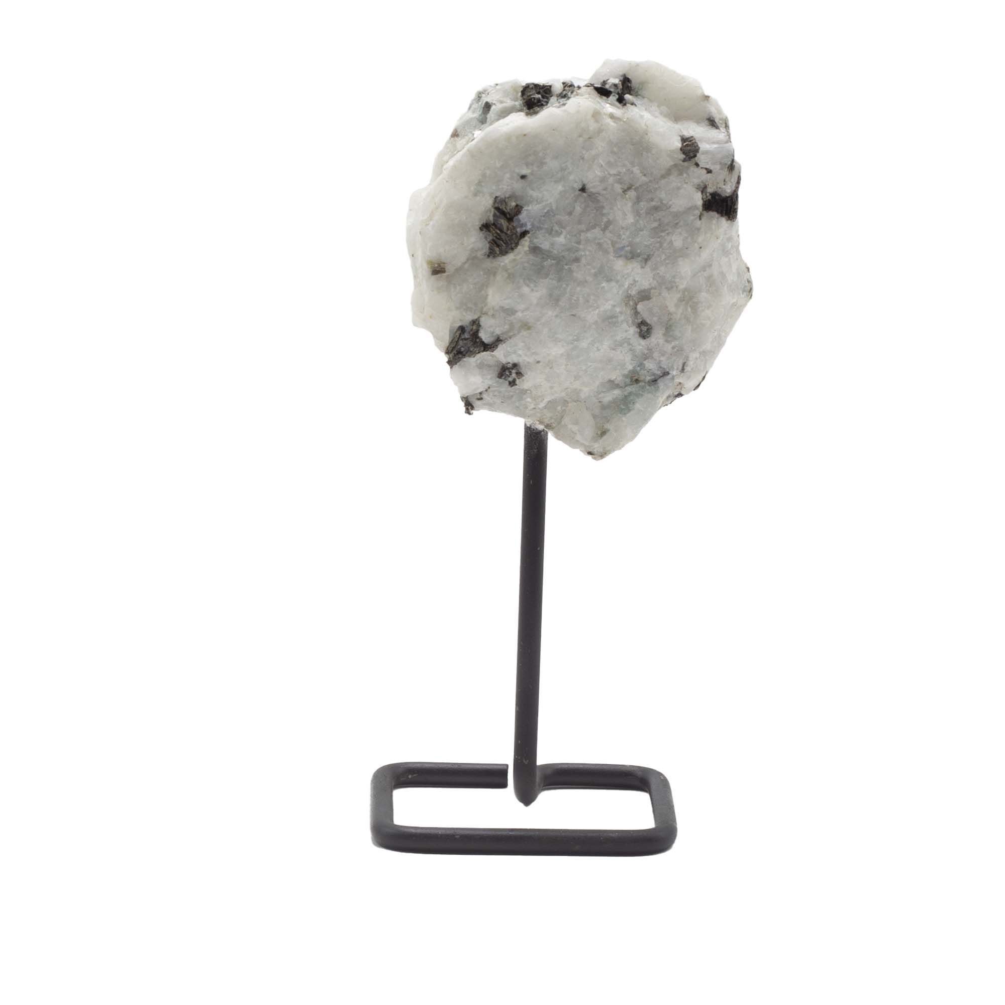 Rainbow Moonstone Mineral Specimen on Stand - Image 3