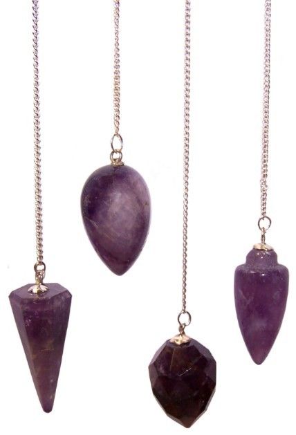 Amethyst Gemstone Pendulum - Image 2