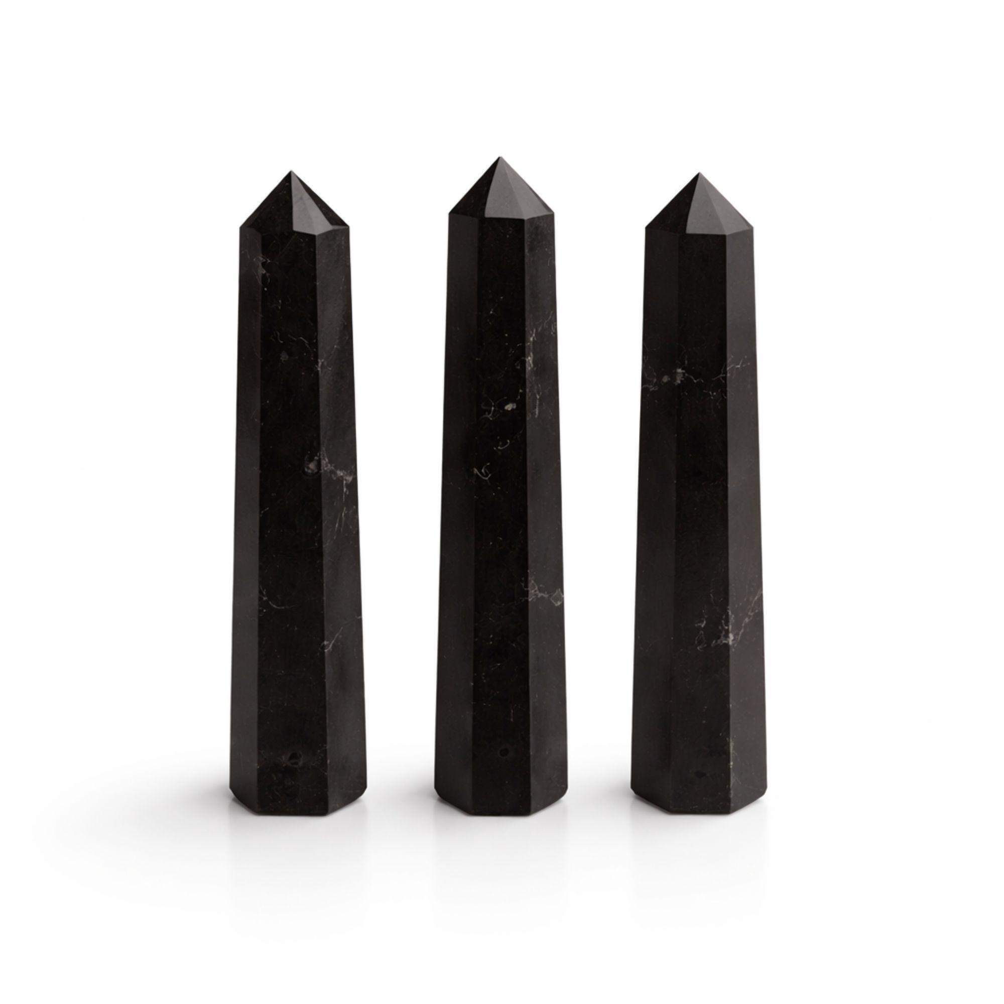 Black Tourmaline Crystal Point – 11cm
