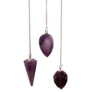 Amethyst Gemstone Pendulum