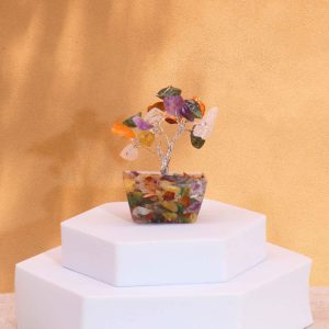 Mixed Gemstone Mini Tree – 15 Stones