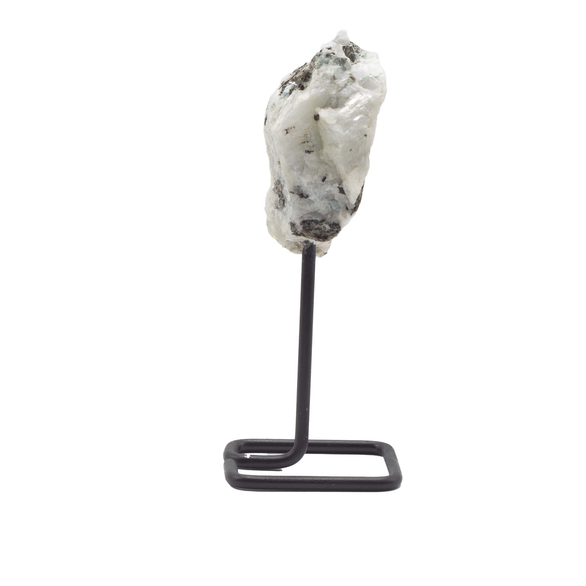 Rainbow Moonstone Mineral Specimen on Stand - Image 6