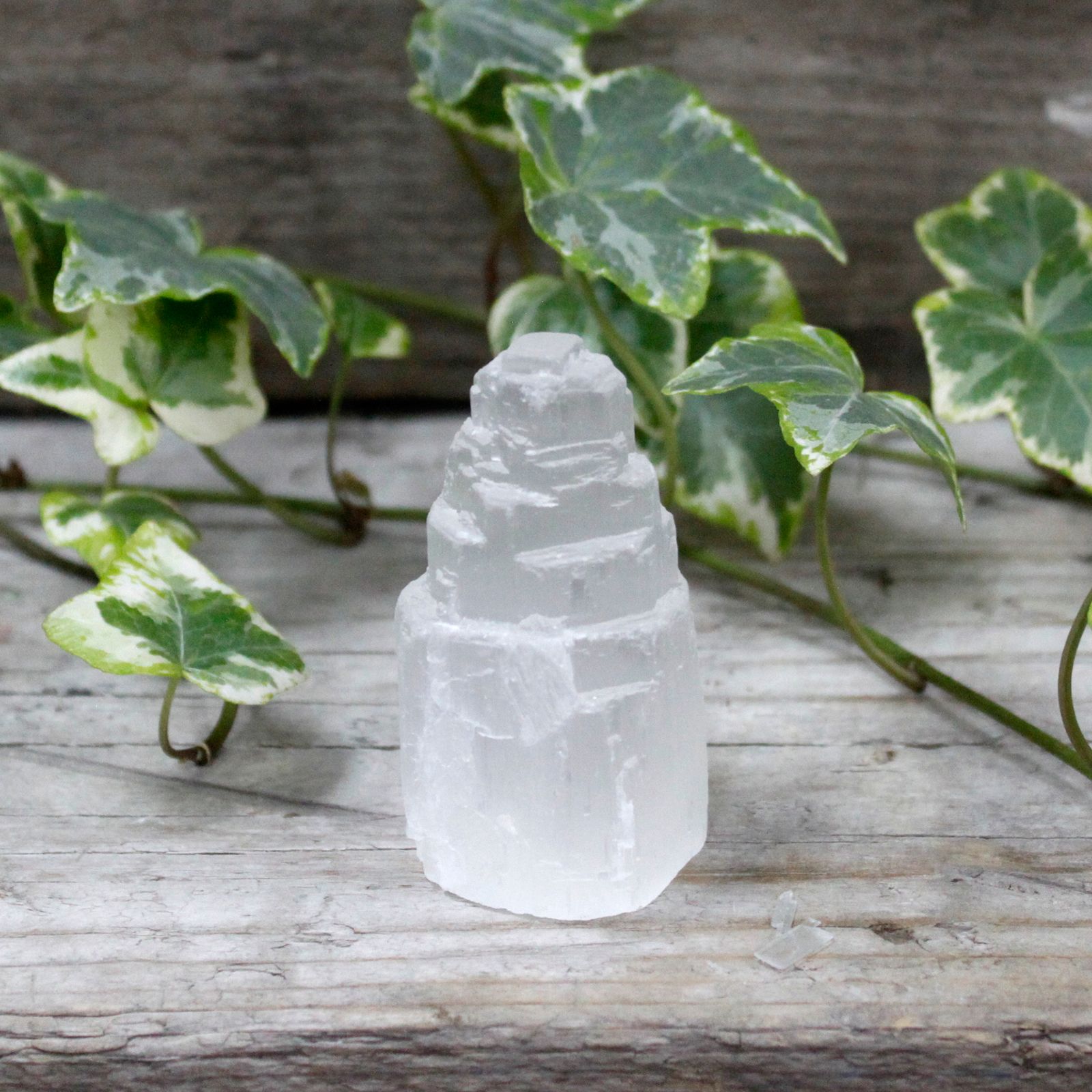 Natural Selenite Tower – 5cm - Image 5