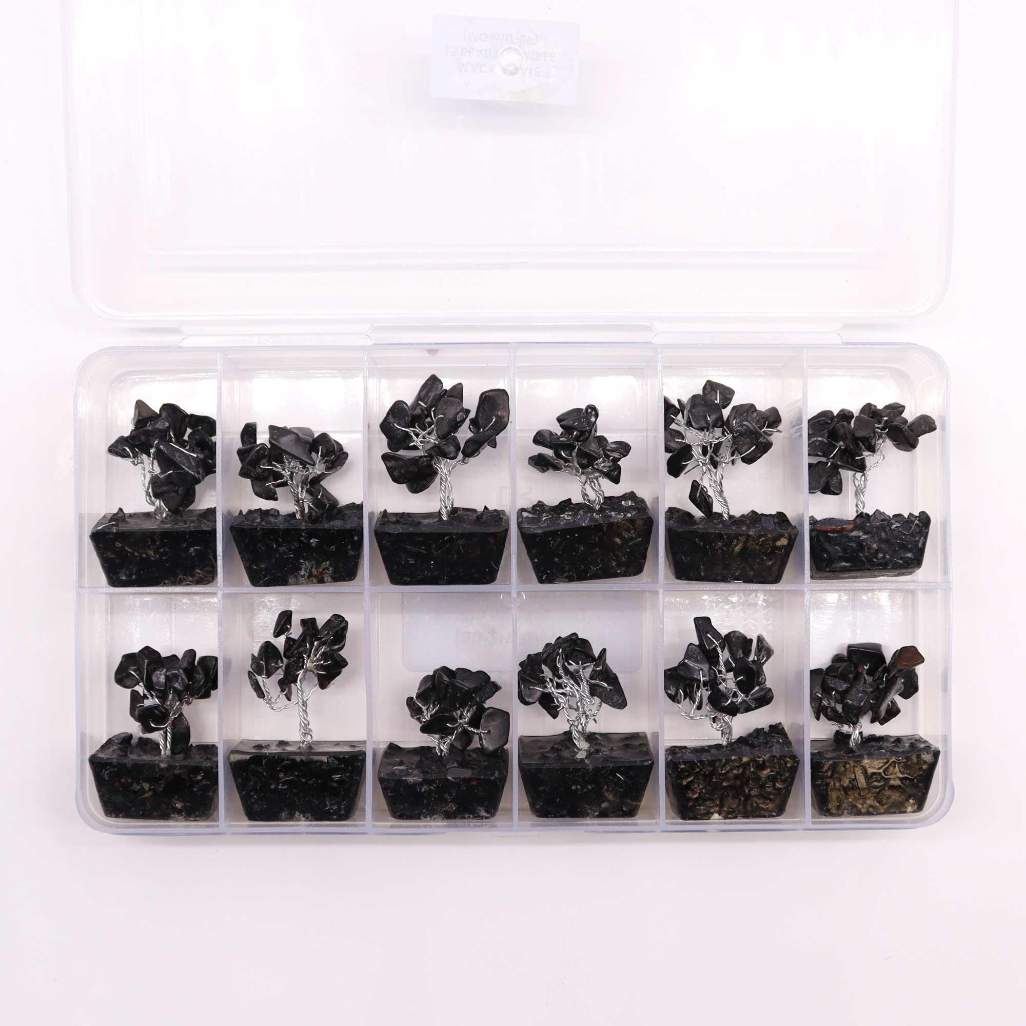 Black Agate Mini Gemstone Tree – 15 Stones - Image 6