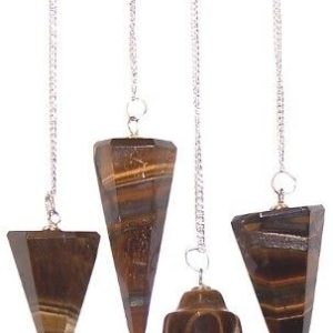 Tiger’s Eye Gemstone Pendulum
