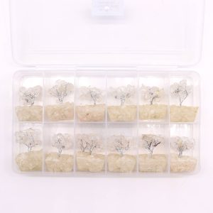 Clear Quartz Mini Gemstone Tree – 15 Stones