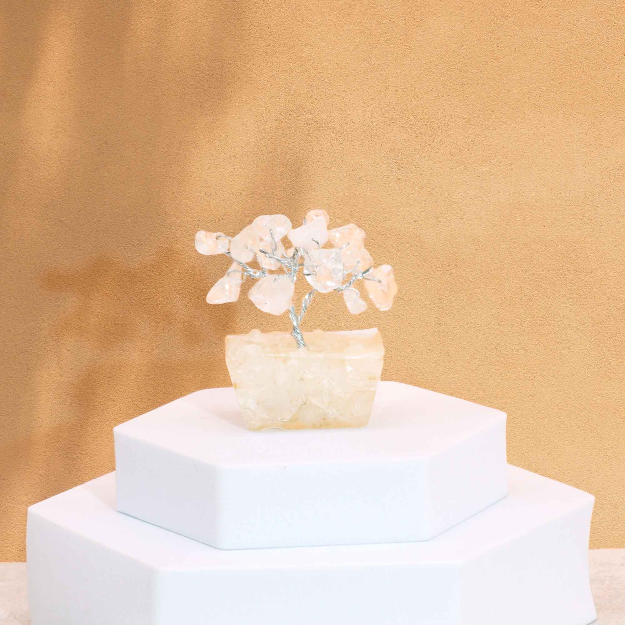 Clear Quartz Mini Gemstone Tree – 15 Stones - Image 4